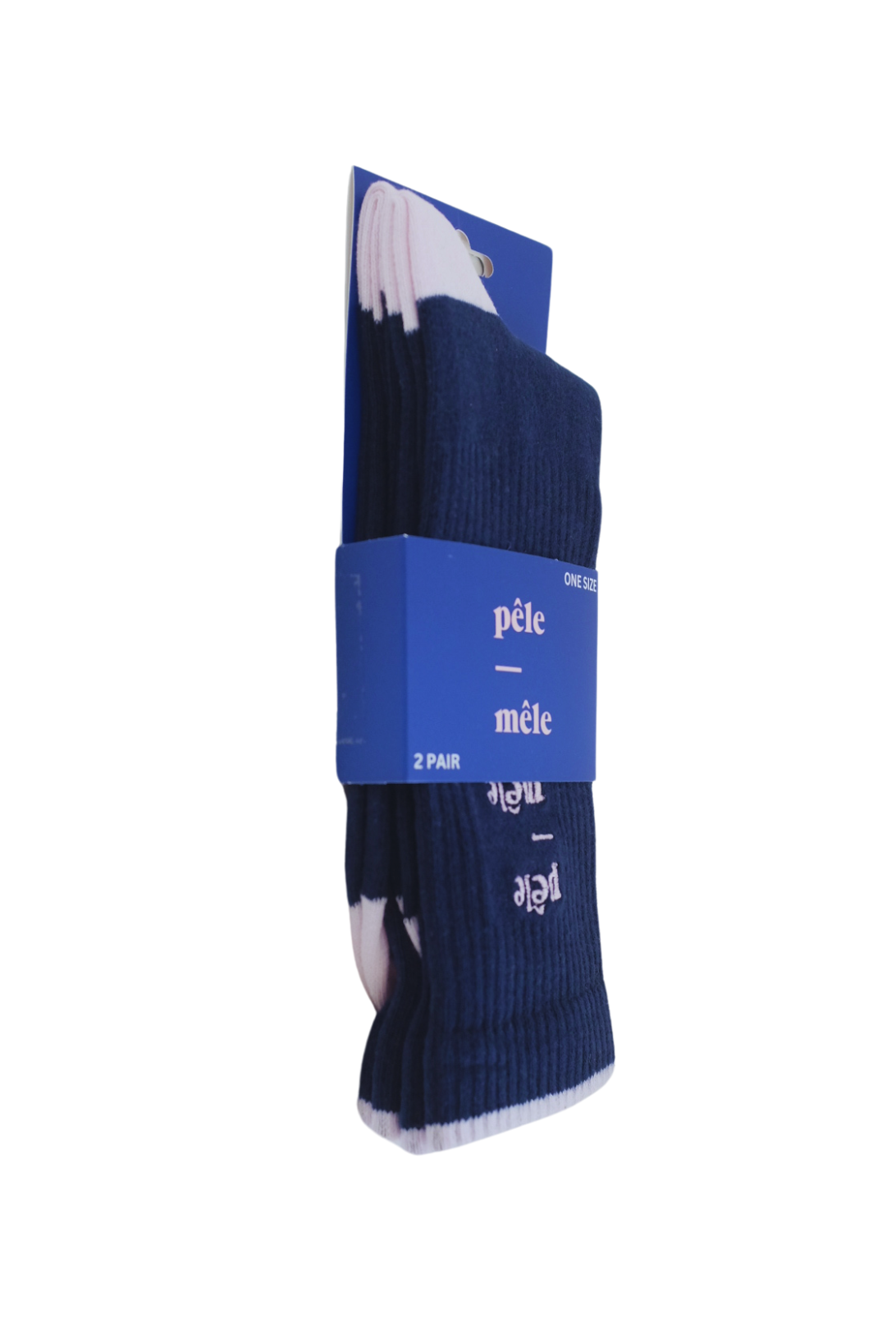 Logo Embroidered 2 Pack Socks