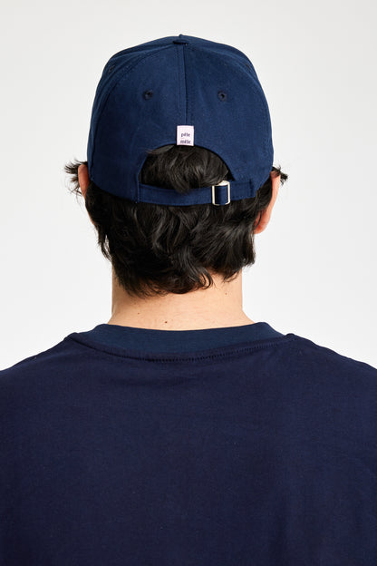 Logo Embroidered Navy Cap