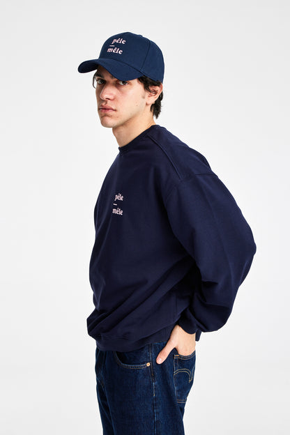 Logo Embroidered Navy Cap